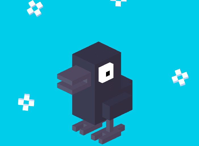 Disney crossy road hipster whale