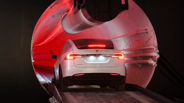 Elon musk tunnels traffic tesla spacex boring company