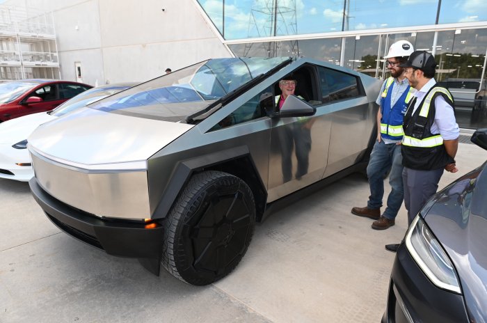 Tesla texas gigafactory open cybertruck elon musk