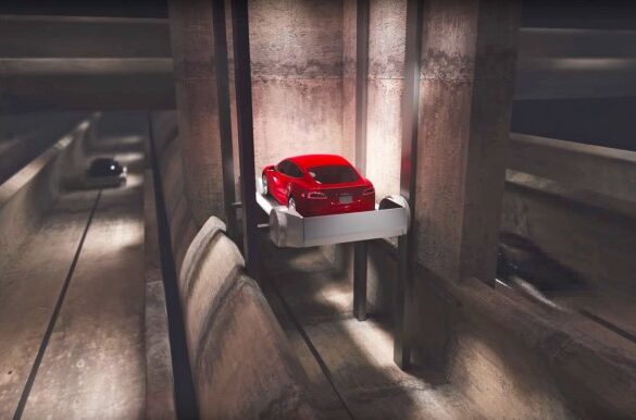 Elon musk tunnels traffic tesla spacex boring company