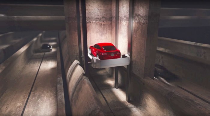 Elon musk tunnels traffic tesla spacex boring company