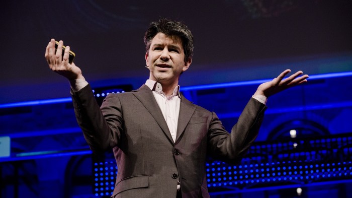 Uber travis kalanick compensate drivers trumps executive orders
