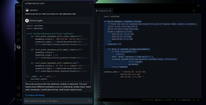 Github copilot x gpt 4 code chat voice support