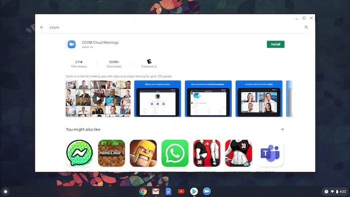 How use zoom chromebook