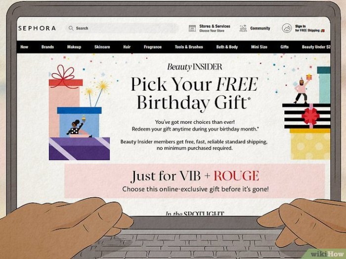 Sephora gift birthday everyone hope start happy off great year