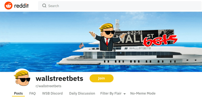Reddit wallstreetbets subreddit private gamestop