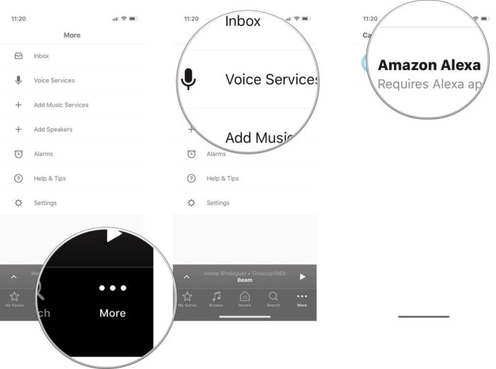 Sonos speaker alexa voice commands how to setup