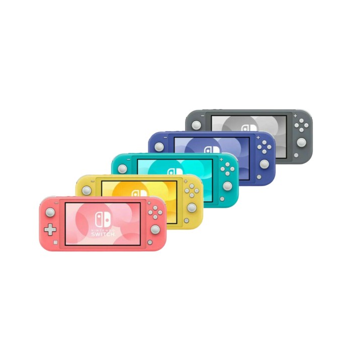 Nintendo switch lite game console redesign xbox playstation