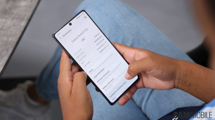 Samsung galaxy note 20 and note 20 ultra are already receiving their first software update