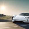 Porsche taycan turbo ev photos mission e car hands on