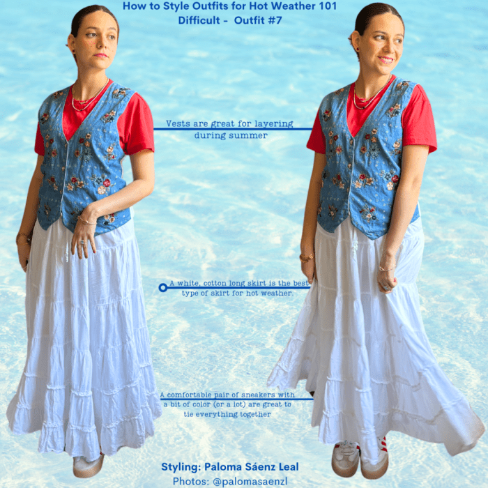 Fashionably cool clothing that keeps you comfortable during hot weather