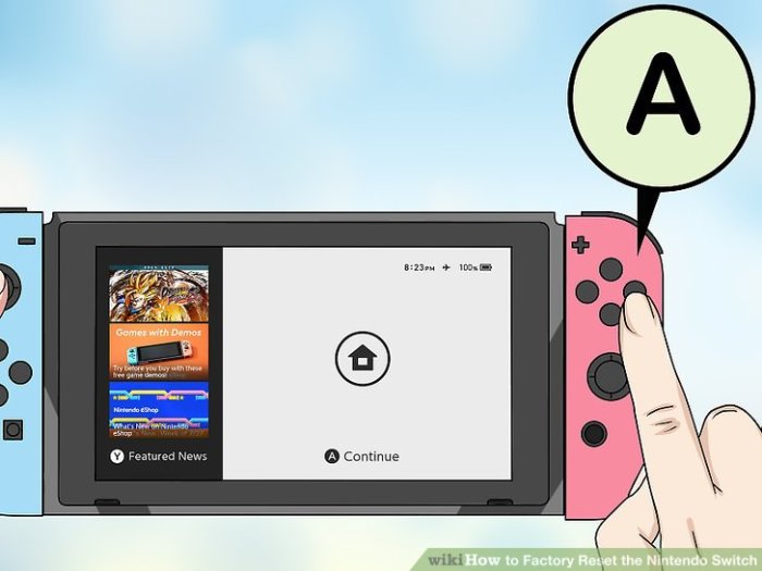 Heres how to factory reset your nintendo switch before selling it