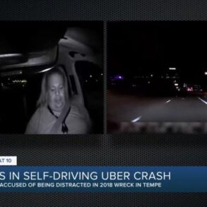 Uber backup driver charged autonomous self driving car crash negligent homicide