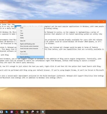Microsoft xbox handheld windows operating system changes notepad